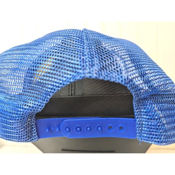 Oak Ridge Boys Deliver Snapback Hat Trucker Cap 1980's Adjustable Blue White VTG - Picture 4 of 5